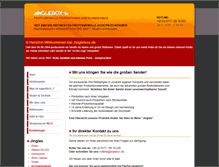 Tablet Screenshot of jinglebox.de